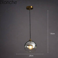 Suspension LED Loft en verre fumé | Marco Lucetti Argenté - A