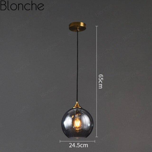 Suspension LED Loft en verre fumé | Marco Lucetti Gris fumé - A