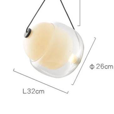 Suspension LED Loft Glass | Marco Lucetti Blanc