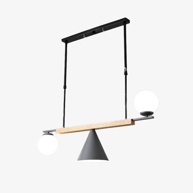 Suspension LED Loft Glass & Triangle | Marco Lucetti Gris