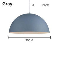 Suspension LED Loft Macaron Coloré | Marco Lucetti Gris / Froide