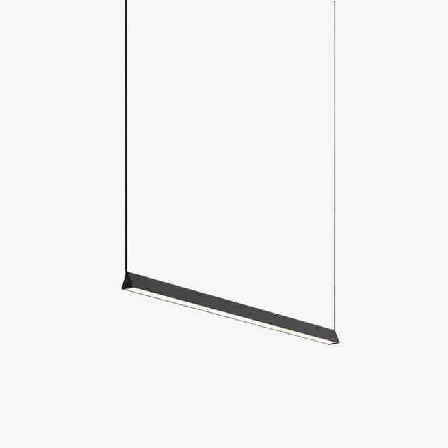 Suspension LED Loft Noire Élancée | Marco Lucetti Noir / 120cm / Froide