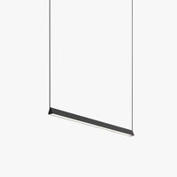 Suspension LED Loft Noire Élancée | Marco Lucetti Noir / 120cm / Froide