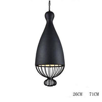 Suspension LED Lofty en métal design arc | Marco Lucetti A - M - Noir