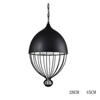 Suspension LED Lofty en métal design arc | Marco Lucetti B - Noir