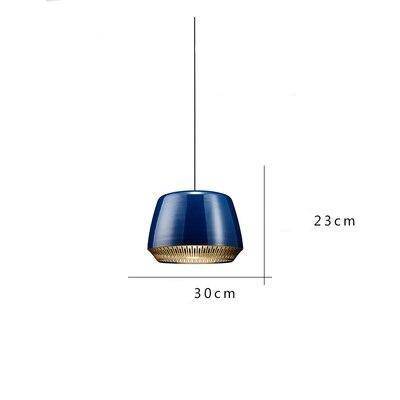 Suspension LED Lofy en métal coloré | Marco Lucetti Bleu