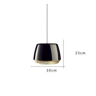 Suspension LED Lofy en métal coloré | Marco Lucetti Noir