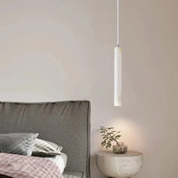 Suspension LED Long Tube bois plafonnier - Style japonais vent silencieux. | Marco Lucetti