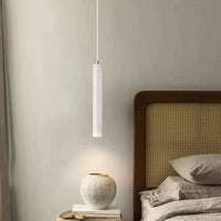 Suspension LED Long Tube bois plafonnier - Style japonais vent silencieux. | Marco Lucetti
