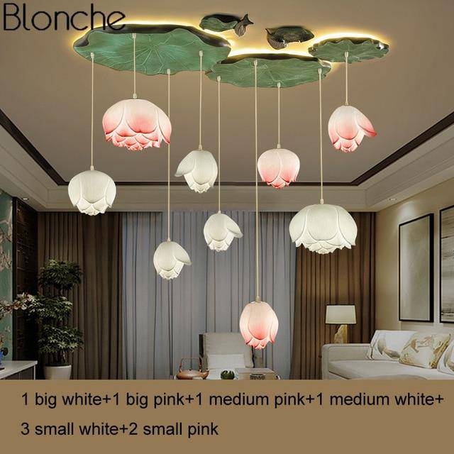 Suspension LED Lotus Blossom | Marco Lucetti 9 lampes