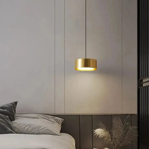 Suspension LED "Lumière Élégante" en acrylique noir et blanc | Marco Lucetti