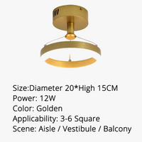 Suspension LED design avec télécommande - Luminaire acrylique Lampara Abajur