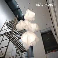 Suspension LED Lustre Lumière Soie Nordique  pour Salle à Manger Salon Bar - Luminaires Suspendus de Marque | Marco Lucetti