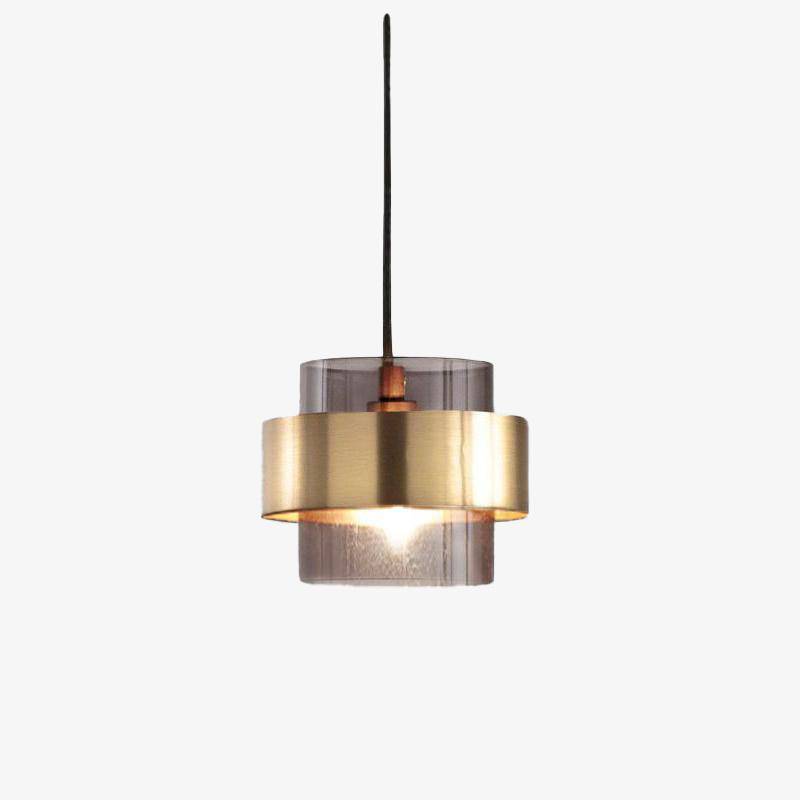 Suspension LED Luxe Doré et Verre | Marco Lucetti