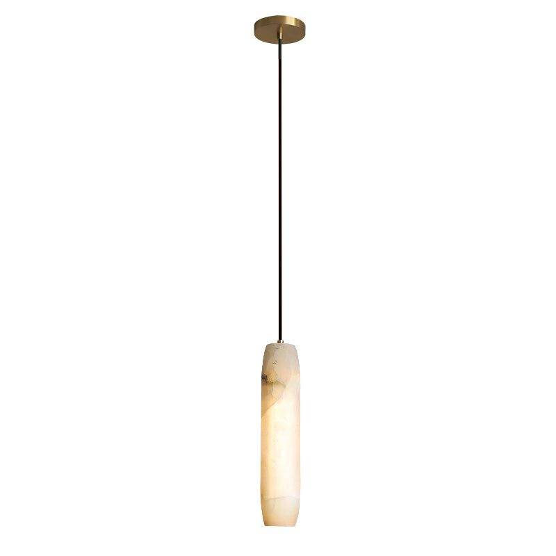 Suspension LED Luxe en marbre blanc | Marco Lucetti