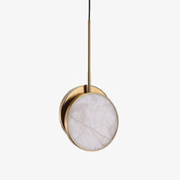 Suspension LED Luxe en Marbre et Doré | Marco Lucetti