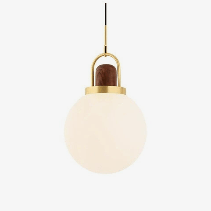 Suspension LED Luxe en Verre et Métal Doré | Marco Lucetti