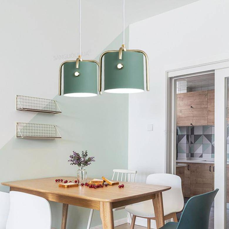 Suspension LED Macaron en métal coloré | Marco Lucetti