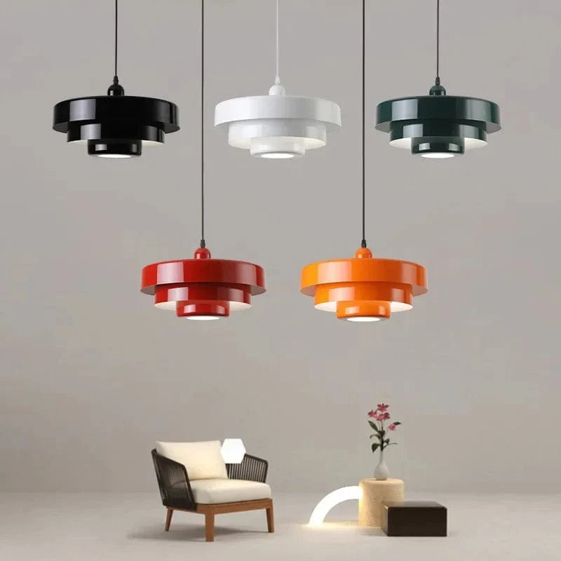 Suspension LED Macaron Impact en Acier au Carbone Aluminium Illumination | Marco Lucetti