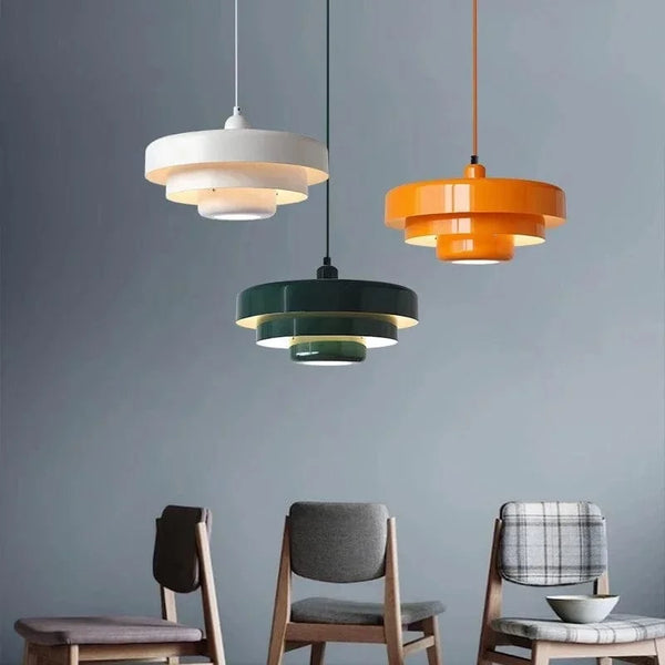 Suspension LED Macaron Impact en Acier au Carbone Aluminium Illumination | Marco Lucetti
