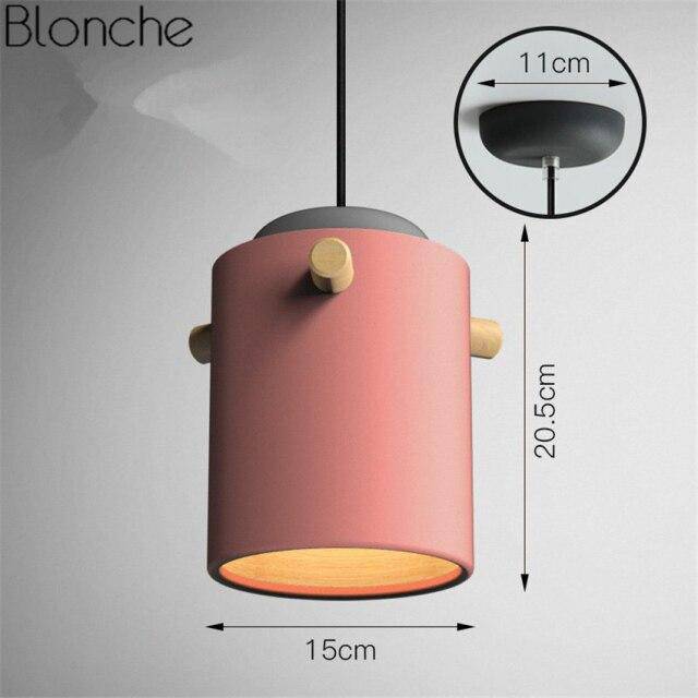 Suspension LED Macarons Colorés | Marco Lucetti Rose - C