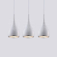Suspension LED Mainstream | Marco Lucetti 3 blanc - Base rectangle