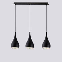 Suspension LED Mainstream | Marco Lucetti 3 noirs - Base rectangle