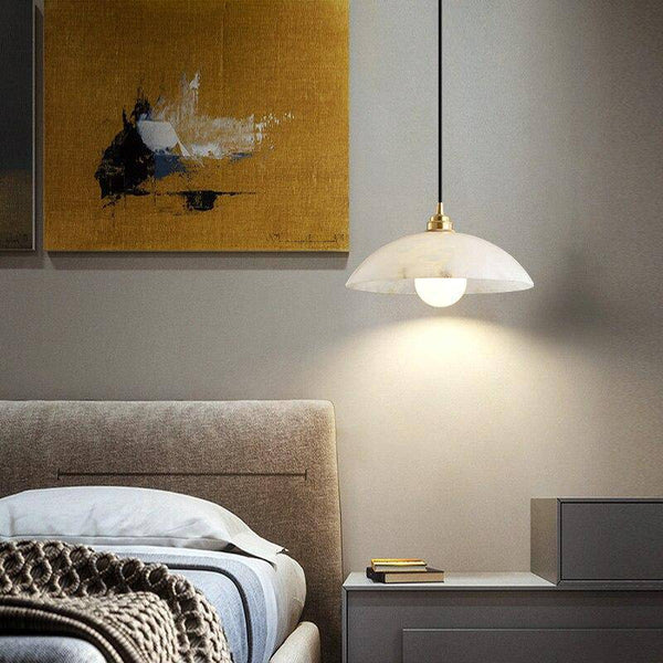Suspension LED Marbre Blanc | Marco Lucetti