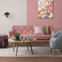 Suspension LED Marbre Noir et Blanc - Or | Marco Lucetti