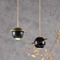 Suspension LED Marbrée - Design Épuré | Marco Lucetti