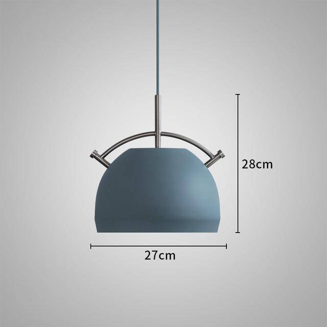 Suspension LED Marmite Design | Marco Lucetti Bleu - B22