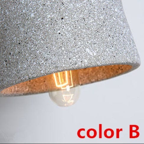 Suspension LED Marta en ciment modernisé | Marco Lucetti