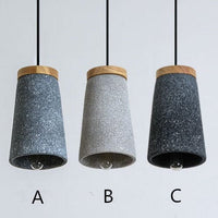 Suspension LED Marta en ciment modernisé | Marco Lucetti