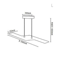Suspension LED Maya Zigezag Argent | Marco Lucetti