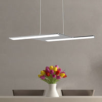 Suspension LED Maya Zigezag Argent | Marco Lucetti