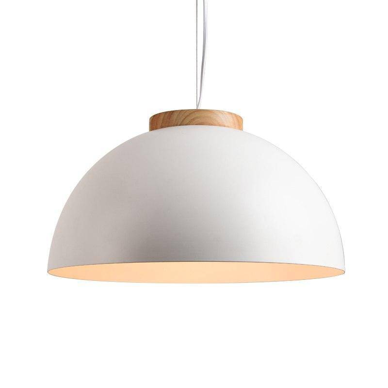 Suspension LED métal et bois Botimi | Marco Lucetti