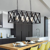 Suspension LED métal style Loft cage industrielle | Marco Lucetti