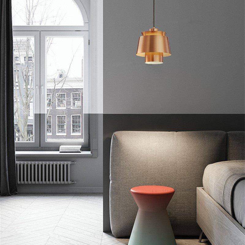 Suspension LED métallique colorée "Lumina Bar" | Marco Lucetti