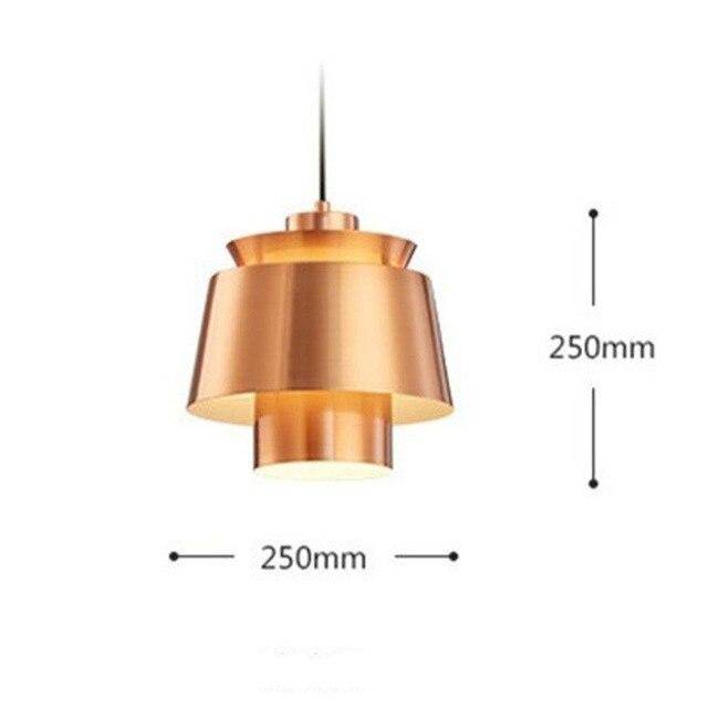 Suspension LED métallique colorée "Lumina Bar" | Marco Lucetti Cuivre