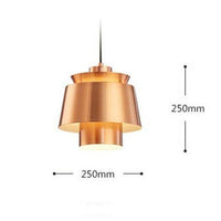 Suspension LED métallique colorée "Lumina Bar" | Marco Lucetti Cuivre