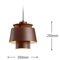 Suspension LED métallique colorée "Lumina Bar" | Marco Lucetti Marron
