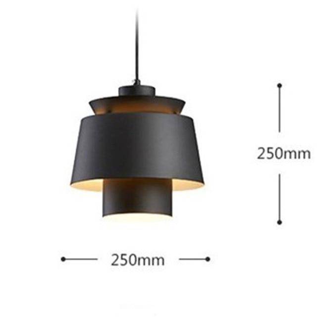 Suspension LED métallique colorée "Lumina Bar" | Marco Lucetti Noir