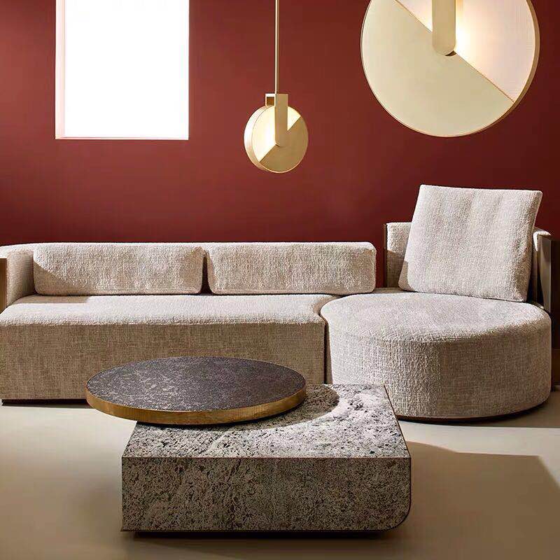 Suspension LED Minimalist Gold Disc | Marco Lucetti