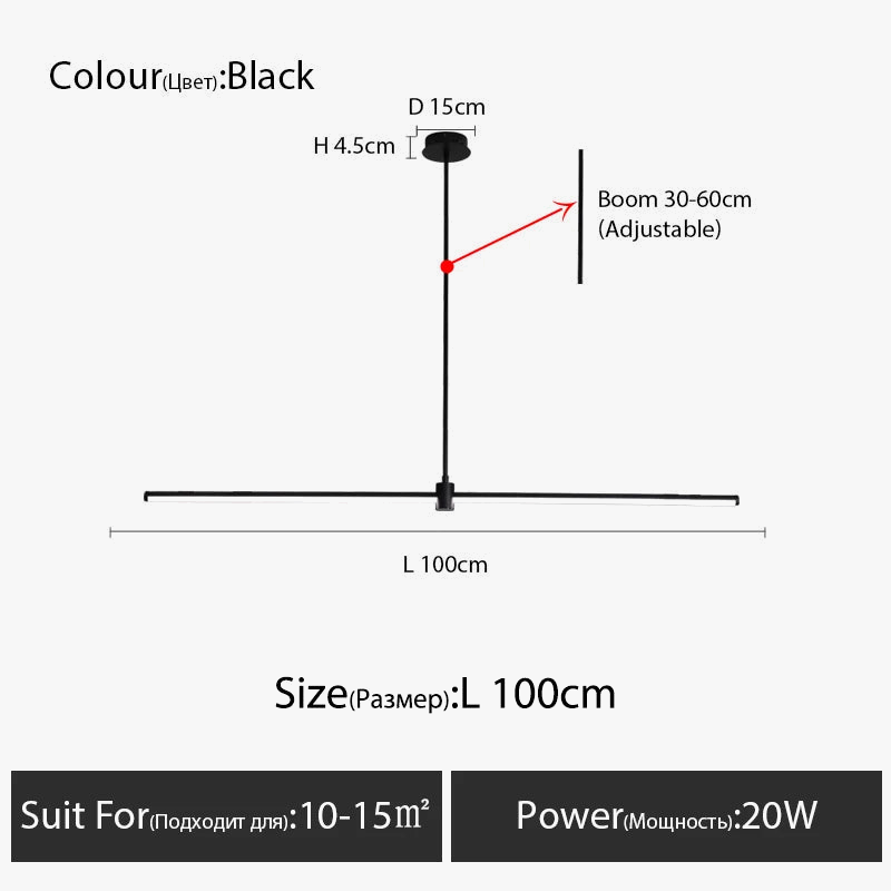 Suspension LED Nordic Tree Design