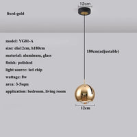 Suspension LED Modern Angle Adjustment | Marco Lucetti Or fixe 1 / Lumière chaude (3000K)
