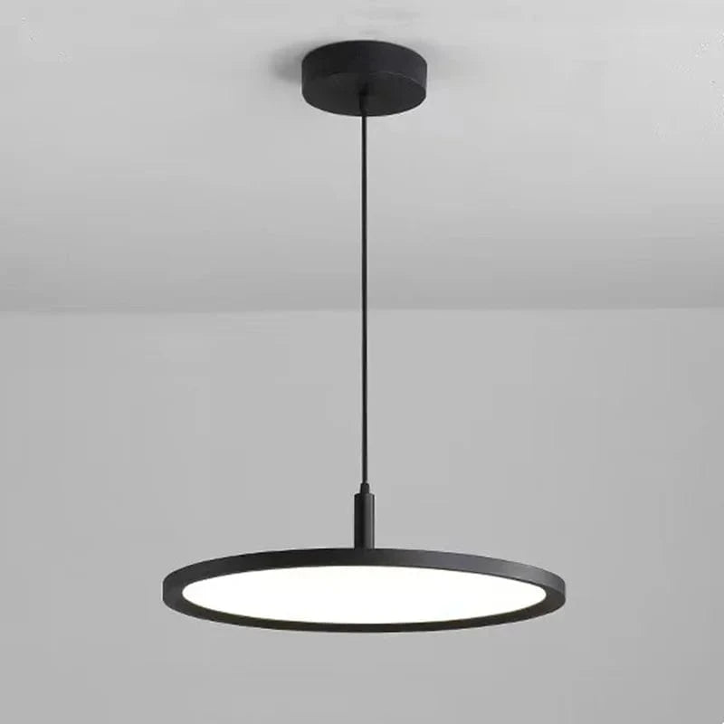 Suspension LED "Modern Glow" | Marco Lucetti Noir / D60cm / Blanc froid