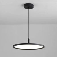 Suspension LED "Modern Glow" | Marco Lucetti Noir / D60cm / Blanc froid