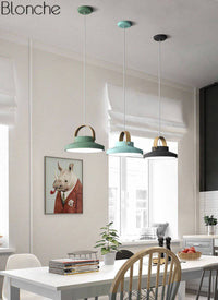 Suspension LED Moderna Wood & Metal | Marco Lucetti