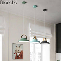 Suspension LED Moderna Wood & Metal | Marco Lucetti