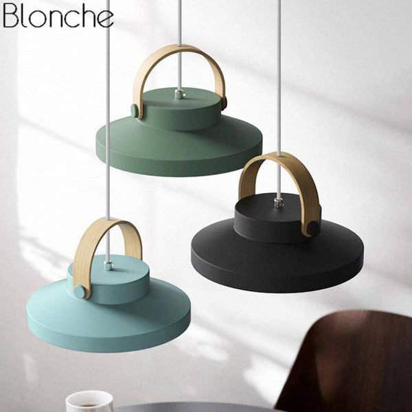 Suspension LED Moderna Wood & Metal | Marco Lucetti